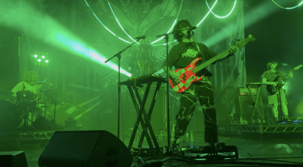 Machine Girl performing on tour